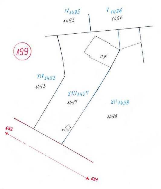 Продава се дворно място в центъра на гр. Ихтиман