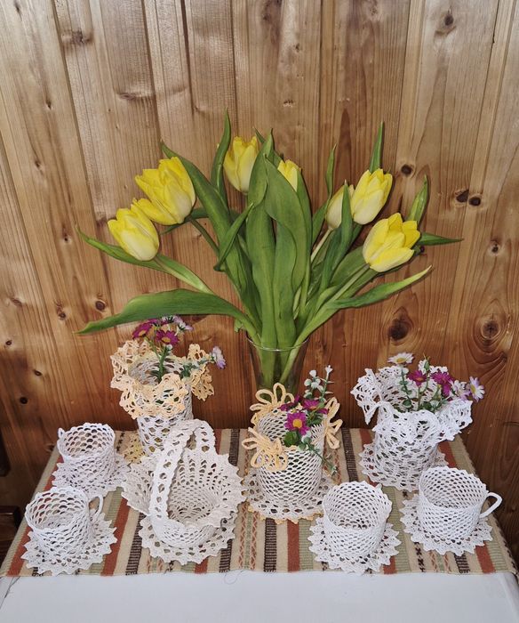 Decorațiuni crosetate manual  handmade