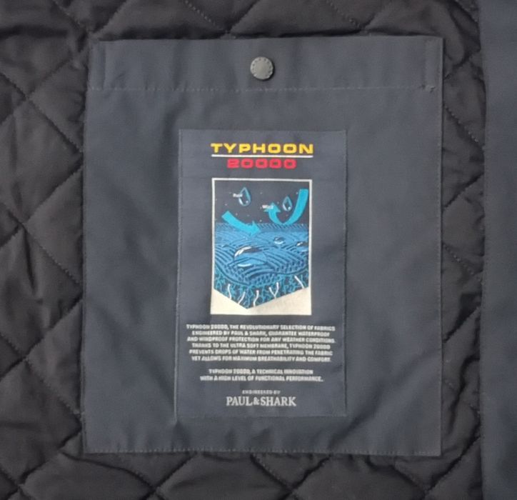 Paul & Shark Typhoon Parka Jacket оригинално яке 2XL зимно яке парка