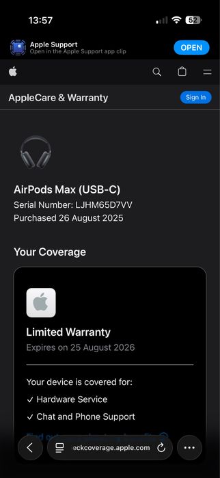 Apple AirPods Max Midnight – noi, sigilate, cu factură