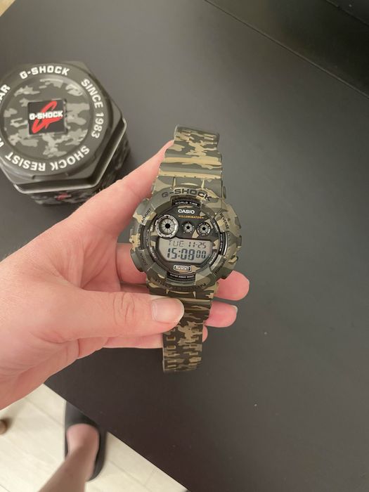 Часы g-shock gd-120cm камуфляж