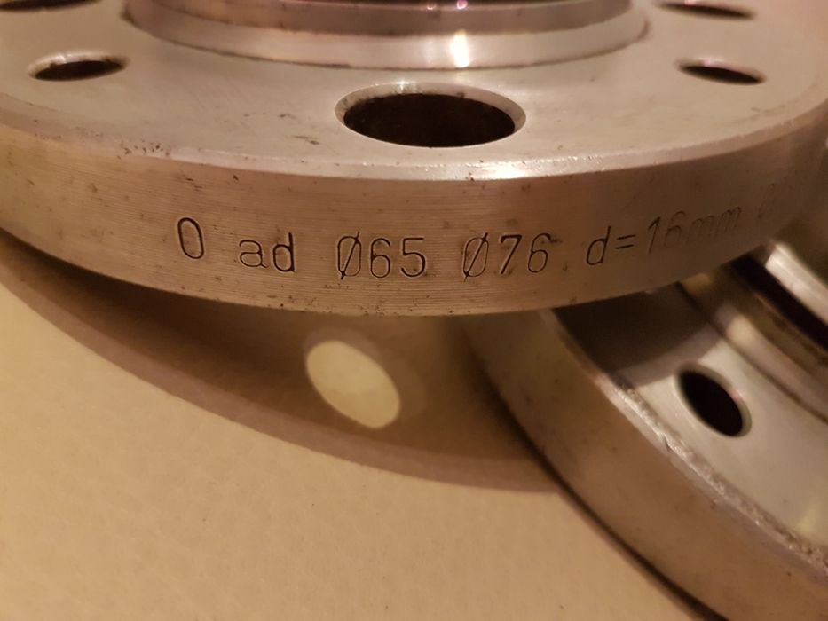 Ronal 4 bucati 16mm distantiere 4x108  65mm cu marire la 76mm