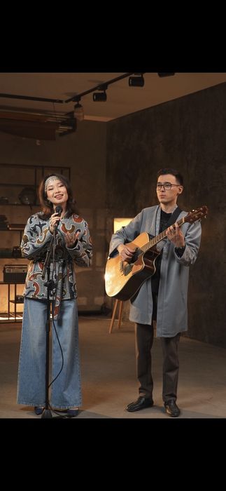 Музыканты в астане, певица, гитарист , live band, лайв бэнд