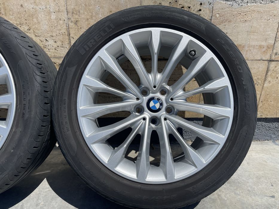 Jante Roti 18 BMW Seria 5 8 M G30 G15 Anvelope 245 45 R18 vara iarna allseason
