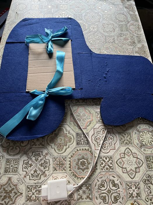 Костюм синий трактор