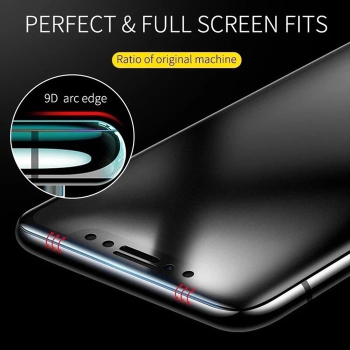 Стъклен матов протектор за екран за iPhone 15 / 16 / 17 Plus, Air, Pro и Pro Max