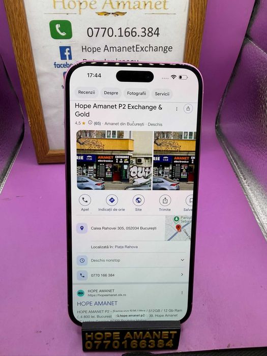 HOPE AMANET P2-Iphone 16 plus 128 GB/97% BAT 266 cicl