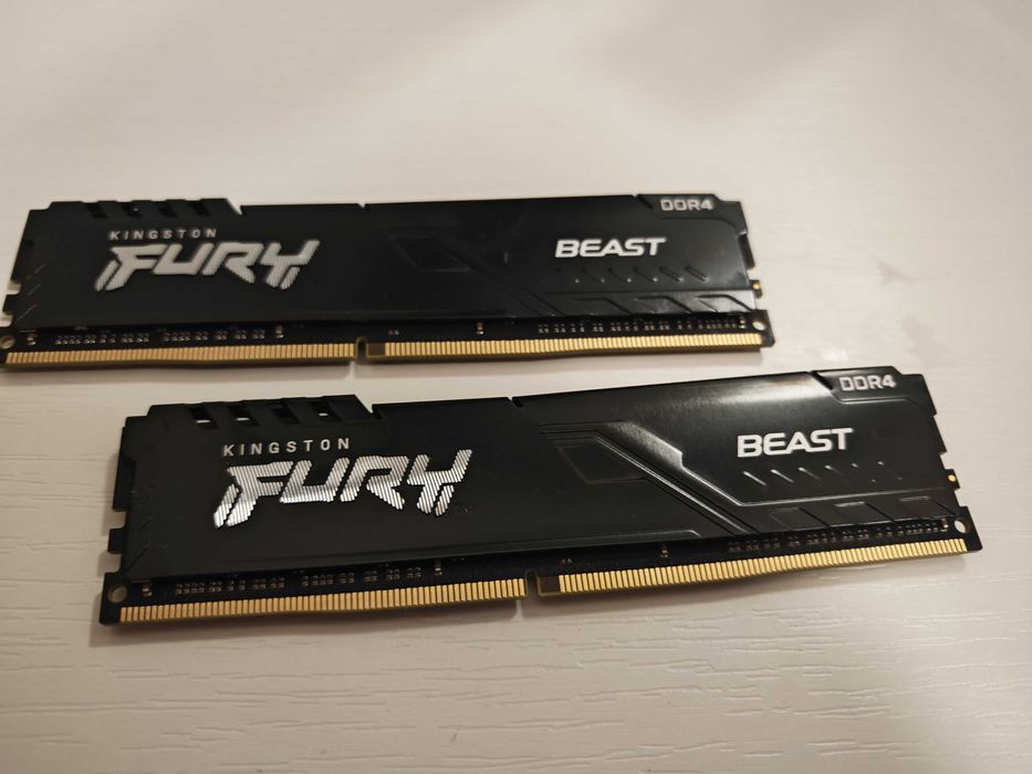 Памет Kingston FURY Beast, 32GB DDR4, 3200MHz CL16, Dual Channel Kit