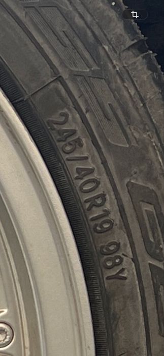 Продам диски с резиной на мерседес R19