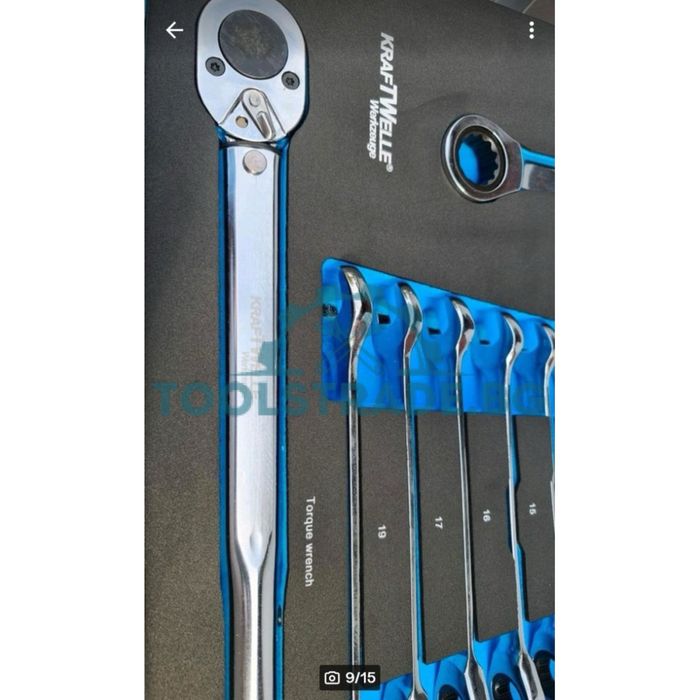 Шкаф/количка с инструменти със 7 чекмеджета,6 пълни KRAFTWELLE