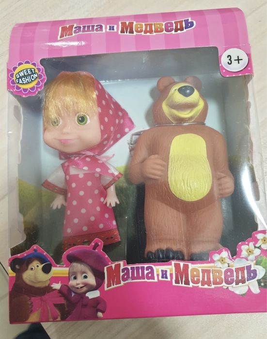 Маша и Мечока фигурки Masha and the Bear