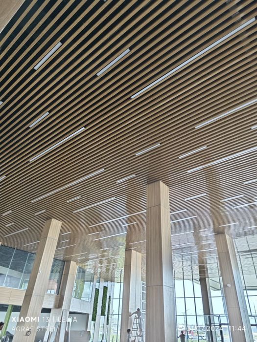 Лофт потолок грильята реечный армстронг grilyata rechniy armstor PC-64