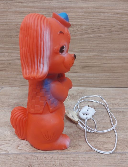 Ретро гумена играчка лампа от 1960-1970г.
COMBEX, made in England.