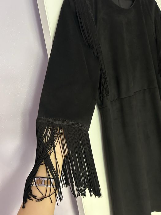 Велурена рокля ZARA