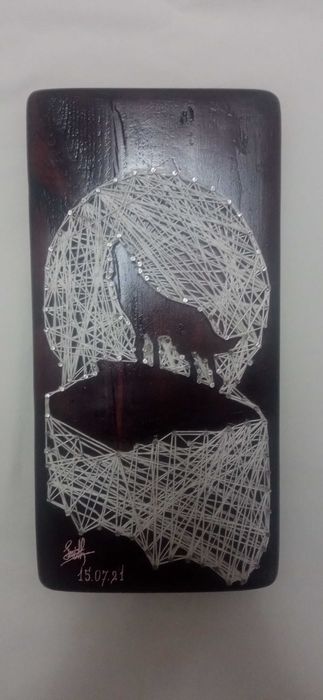 Картина нитями String Art