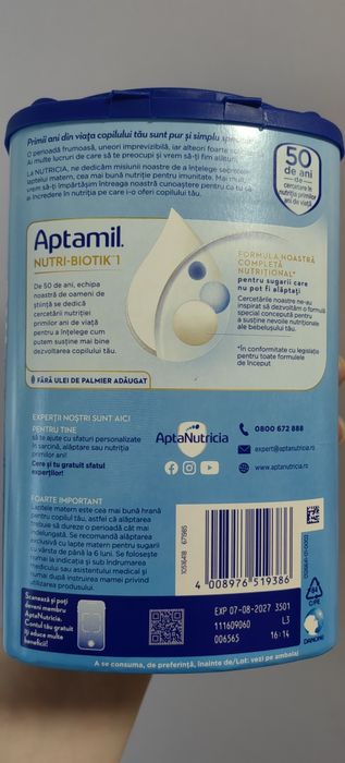Lapte Aptamil Nutri-biotik