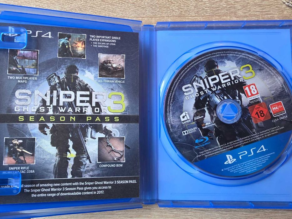 Sniper 3 Ghost Warrior Playstation 4 Game
