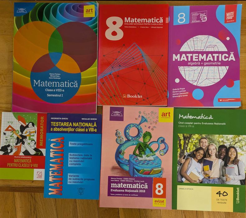 Culegeri de matematică clasa a 8-a
