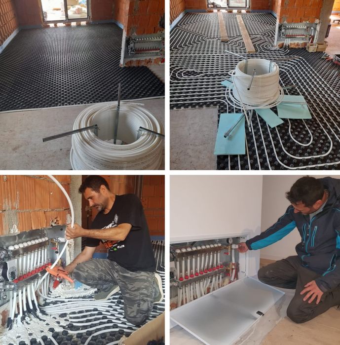 Spalare profesionala instalatii Incalzire in pardoseala Calorifere.