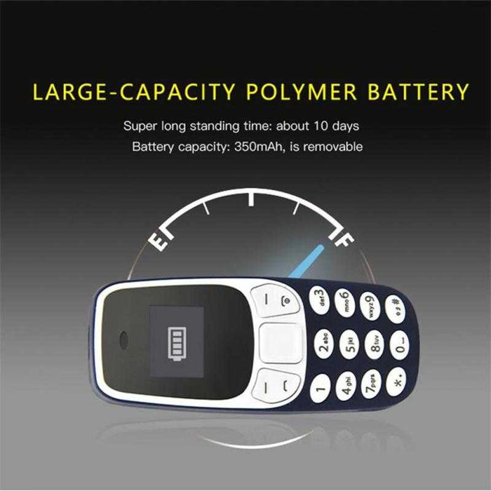 Mini Telefon Dual-Sim Cu Butoane
