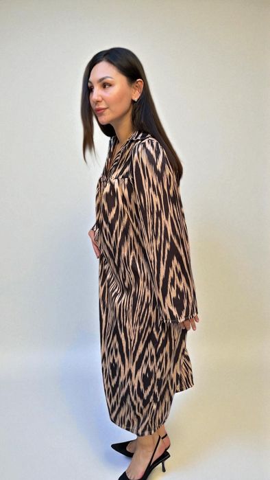 Женское узбекское длинное платье