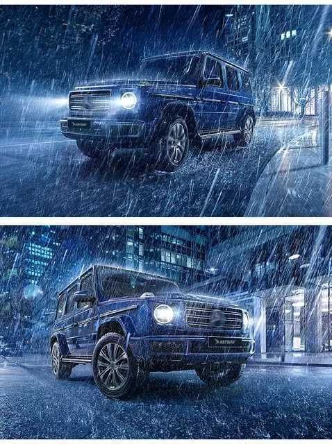 LED фарове с лупи за Mercedes-Benz W463 G-Class – комплект ляв + десен
