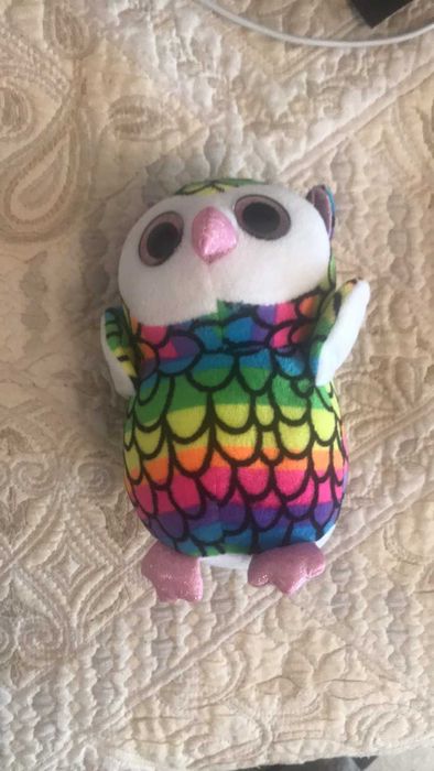 Плюшени играчки бухалче и момиченце