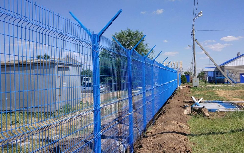 3д забор, зеленый забор, 3d сетка