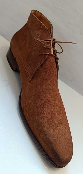 Ghete chukka 42 42.5 43 de lux GREVE NOI lucrate manual piele naturala