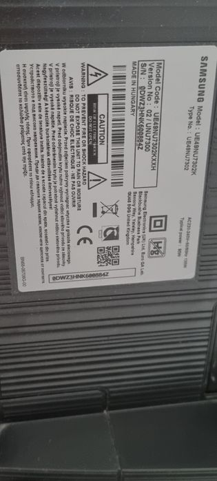 Televizor Samsung curbat 123cm display spart