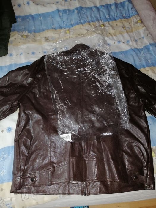 Мъжко кожено яке(изкуствена кожа) 3хл