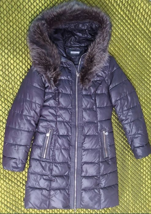 Кожаная дублёнка женская