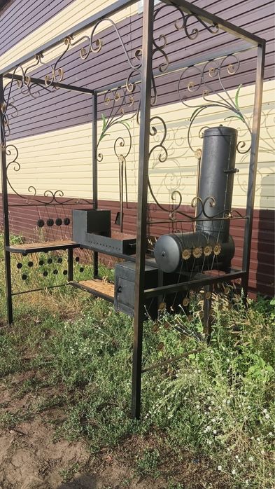 Мангальная зона совмещенная