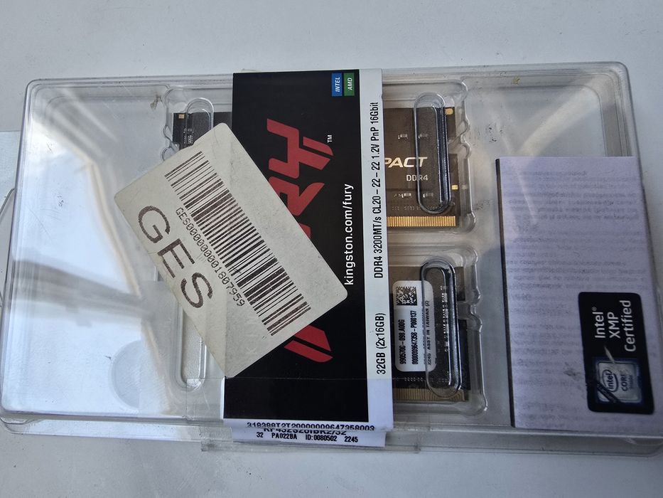 Memorie notebook  laptop .Kingston FURY Impact, 32GB (2x16GB), DDR4, 3200MHz, CL20, 1.2v, Dual