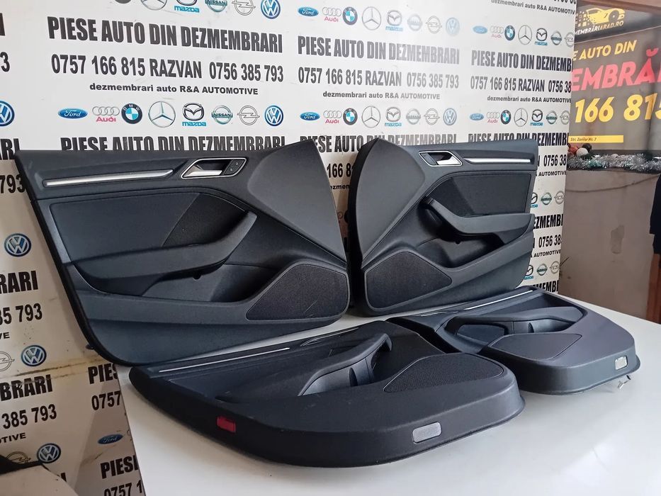 Fete Fata Tapiterie Usa Fata Spate Audi A3 8V Din Piele Volan Stanga An 2013-2020