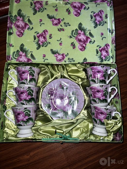 Набор чашек Fine Porcelain с блюдцами (6 персон) в подарочной коробке