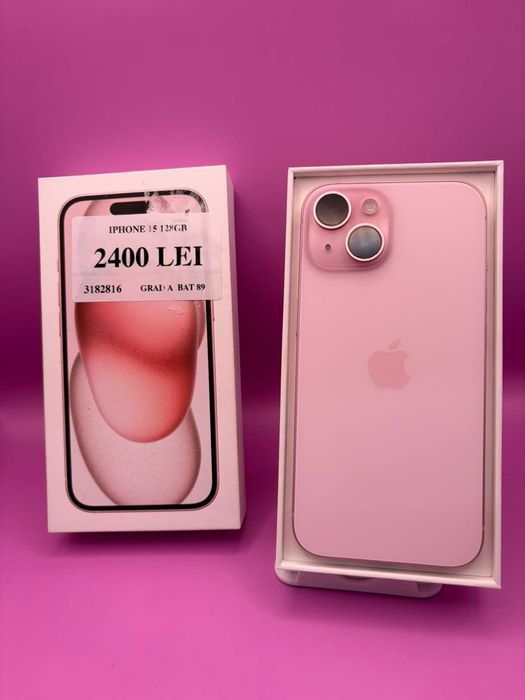 Iphone 15 128gb •Matei Amanet Crangasi22• 31828