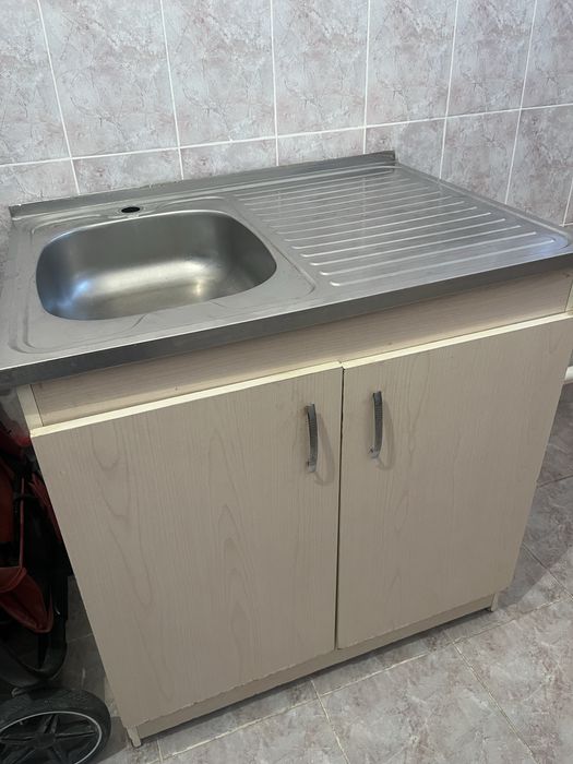 Мойка со шкафом б/у 10000тг