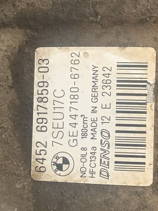 Compresor ac bmw e60 530d 218cp