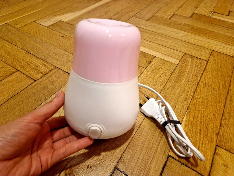 Sterilizator cupa menstruala, Sterilizare rapida, Oprire automata, Compatibil cu toate marimile, ROZ/ALB
