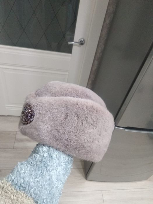 Норковая шапка (пилотка)