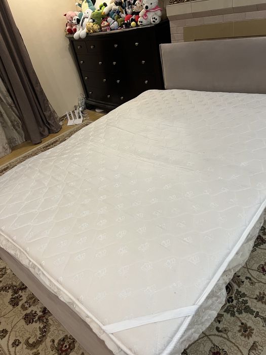 Наматрасник 160х200 см с memory foam и кокосовой койрой