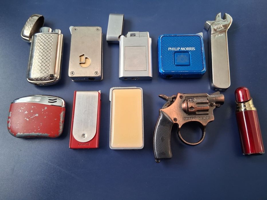 ЛОТ Стари Метални Запалки 14 Броя