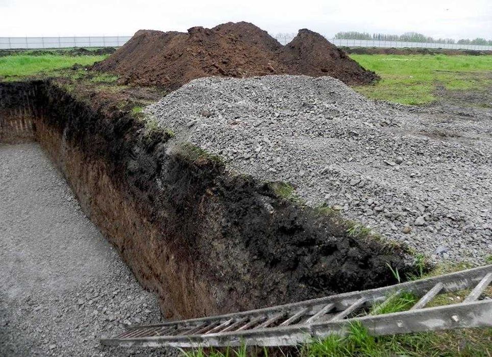 Щебень 20*40 для подушки под фундамент