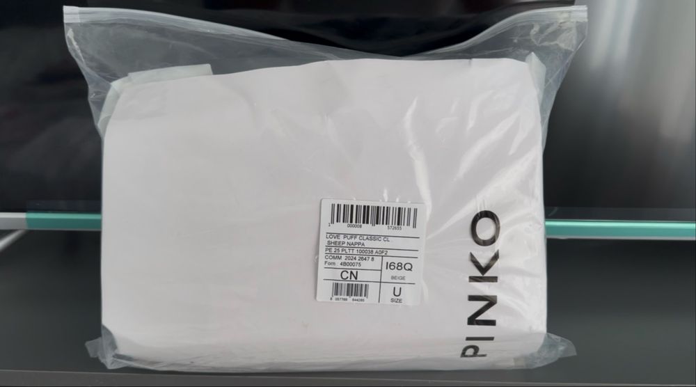 Pinko love classic puff dark gray