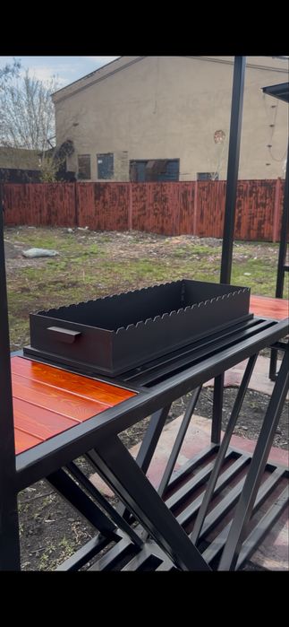 Мангал в стиле лофт