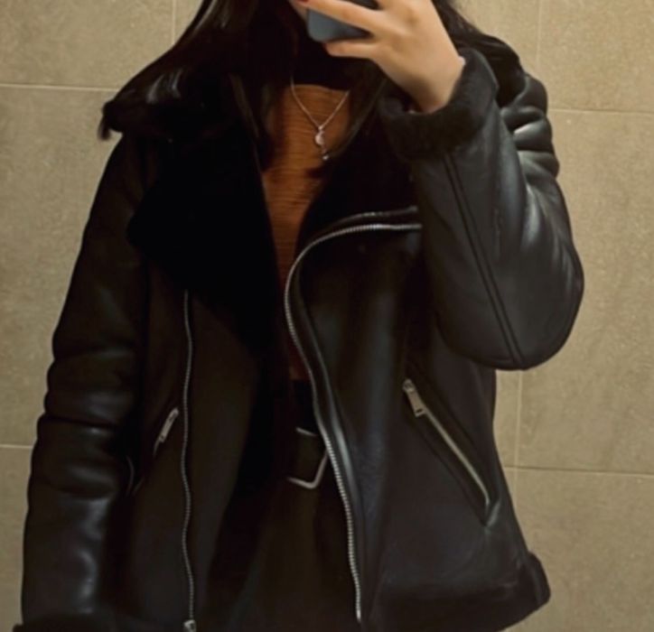 коженная дубленка
