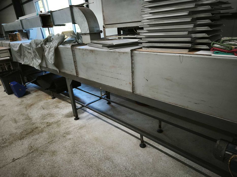 Тунелна поточна лентова фурна пещ 10 метра.