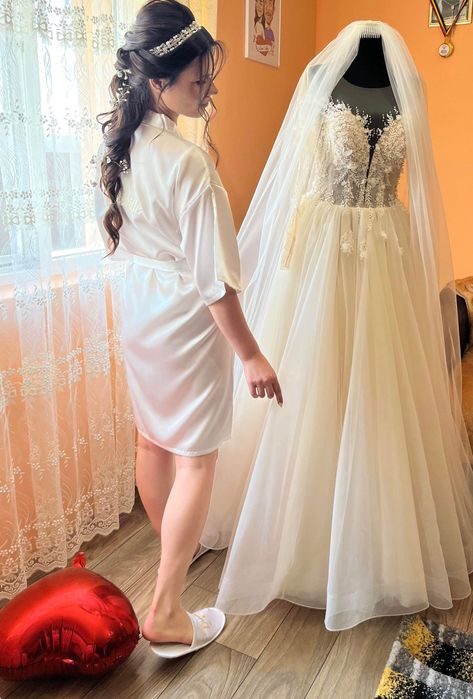 Rochie de mireasa stil printesa