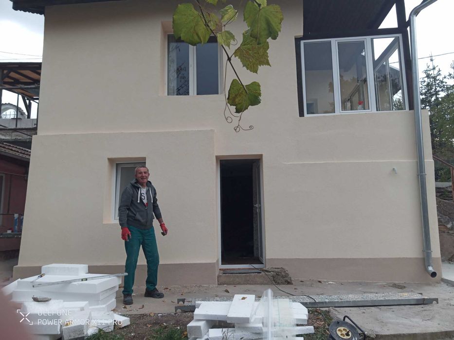 Външни топлоизолации със скеле